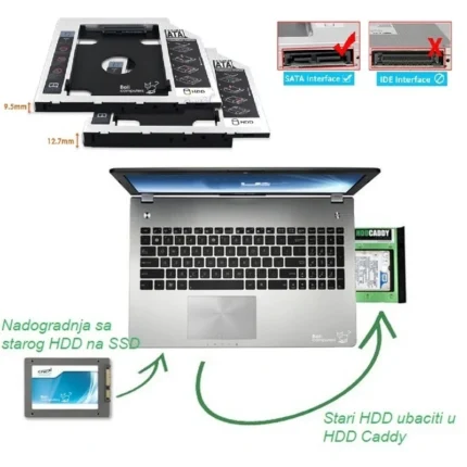 Fioka za Hard Disk 12.7MM