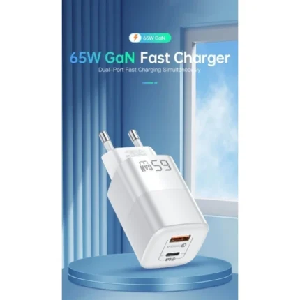 RY-U65A GaN Punjač Type C, USB-A 65w