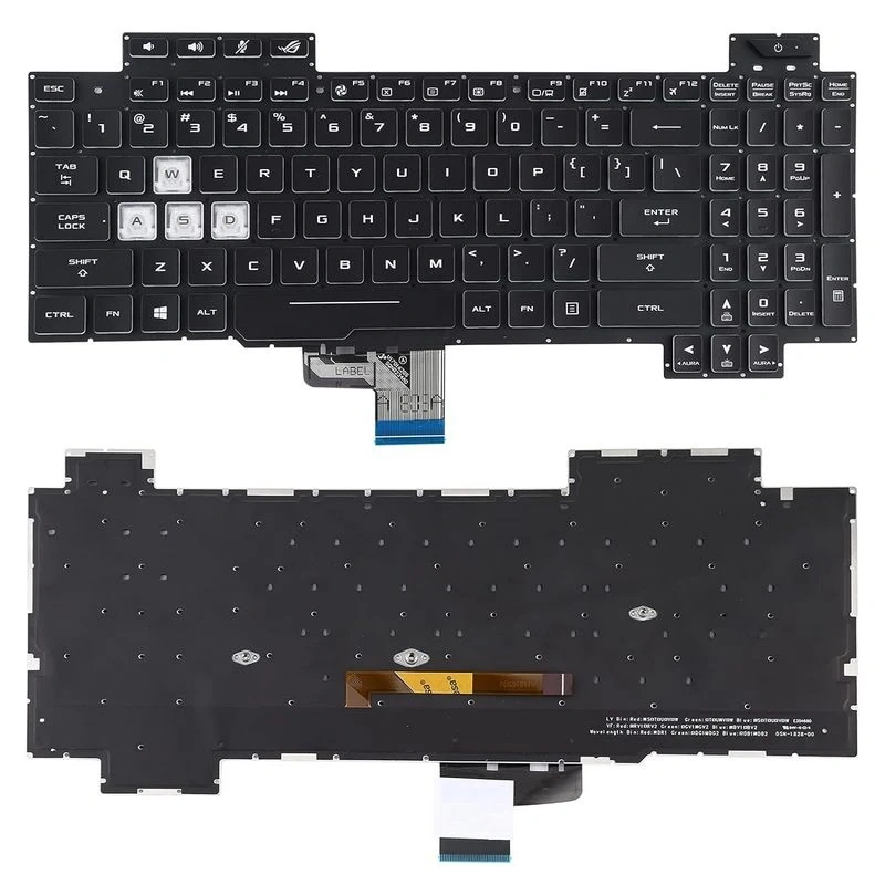 Tastatura za laptop Asus ROG Strix Scar II GL504 GL504GS GL504GV Tastatura za laptop Asus ROG Strix Scar II GL504 GL504GS GL504GV