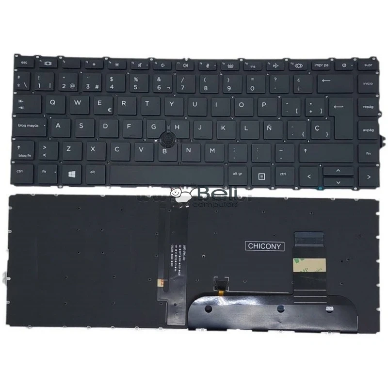 Tastatura za Laptop HP EliteBook 840 G7 840 G8 veliki enter backlight Tastatura za Laptop HP EliteBook 840 G7 840 G8 veliki enter backlight