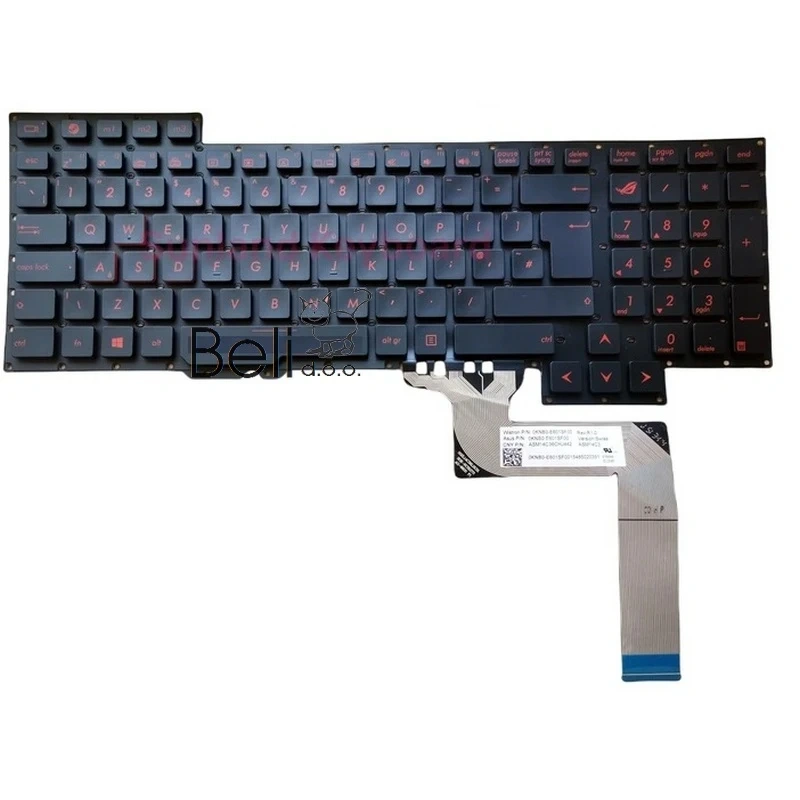 Tastatura za Laptop Asus Rog ASUS G751 G751JL TG751JY UK veliki enter Tastatura za Laptop Asus Rog ASUS G751 G751JL TG751JY UK veliki enter