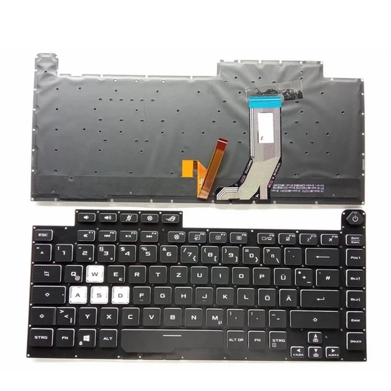 Tastatura za laptop Asus ROG Strix Scar III G512 G531 G532 mali enter sa pozadinskim osvetljenjem Tastatura za laptop Asus ROG Strix Scar III G512 G531 G532 mali enter sa pozadinskim osvetljenjem