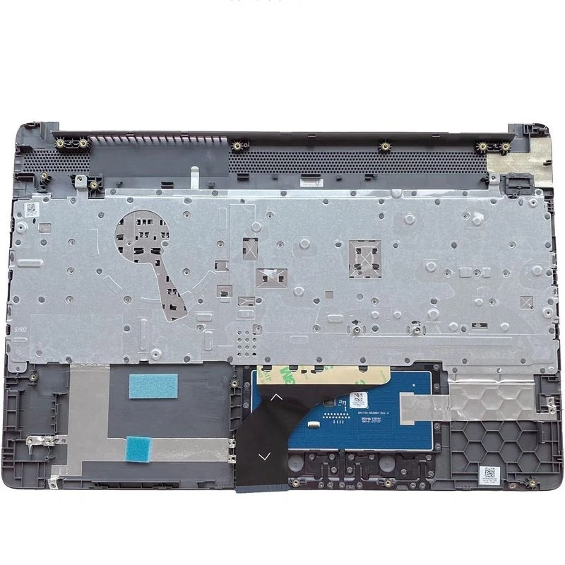 Palmrest (C Cover) sa tastaturom za laptop HP 250 255 256 G8 15S-DU 15-DW tamno sivi/crni