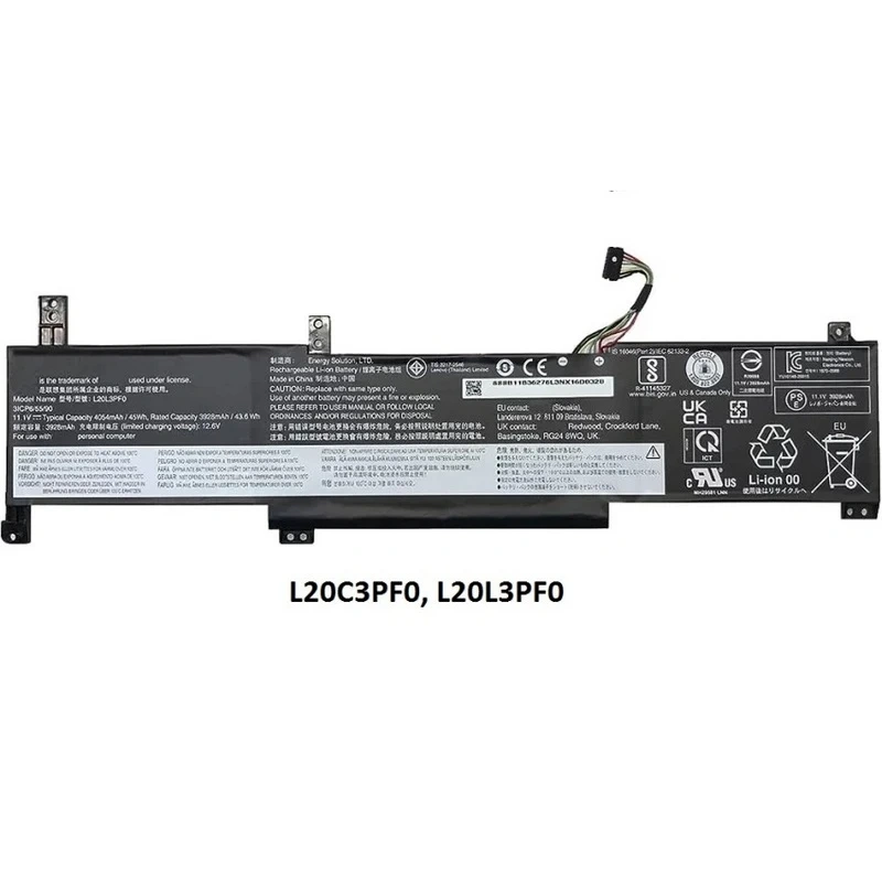 Baterija za laptop Lenovo IdeaPad 3 14ITL6 15ITL6 L20C3PF0 L20L3PF0 4054mAh Baterija za laptop Lenovo IdeaPad 3 14ITL6 15ITL6 L20C3PF0 L20L3PF0 4054mAh