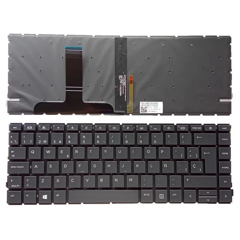 Tastatura za laptop HP ProBook 440 G10 445 G10 veliki enter sa pozadinskim osvetljenjem Tastatura za laptop HP ProBook 440 G10 445 G10 veliki enter sa pozadinskim osvetljenjem