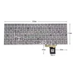 Tastatura za laptop Toshiba Dynabook for Satellite Pro C50-J series veliki enter