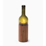 Wine bottle lantern